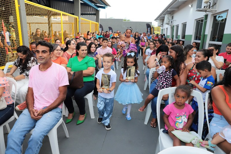 A unidade de ensino tem capacidade para receber 396 crianças 